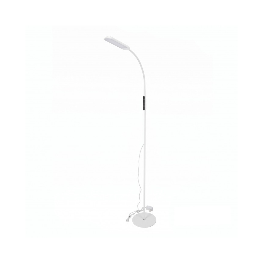 Zatemnljiva stoječa LED svetilka TEILO LED/10W/230V 3000/4000/6500K, bela + daljinski upravljalnik