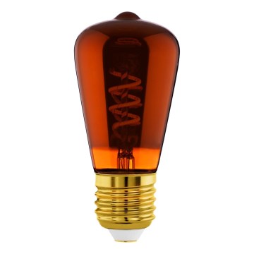 Zatemnjevalna LED žarnica VINTAGE ST48 E27/4W/230V 2000K rdeča - Eglo 110199