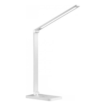 Zatemnjevalna namizna LED-svetilka z brezžičnim polnjenjem NOBLITE Q LED/7W/230V 3000/4000/6500K bela