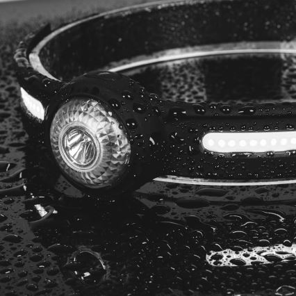 LED polnilna naglavna svetilka z zatemnitvijo in rdečo lučjo LED/5V IPX4 550 lm 600 mAh