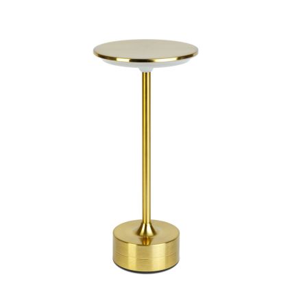 LED zatemnjiva polnilna namizna svetilka NEW YORK LED/1,8W/5V 2700K/4000K/6500K 1200 mAh zlata