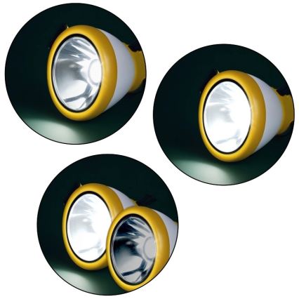 LED zatemnljiva prenosna polnilna svetilka s funkcijo powerbanke LUMINA MINIO LED/5V 1800 mAh IP44 rumena