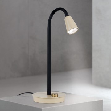 Zatemnjevalna prilagodljiva namizna svetilka DOTTY 1xGU10/10W/230V bežna/črna