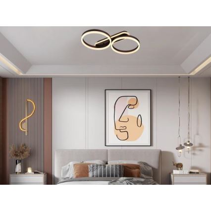 Zatemnjevalna stropna LED svetilka LED/60W/230V 3000-6500K + daljinski upravljalnik