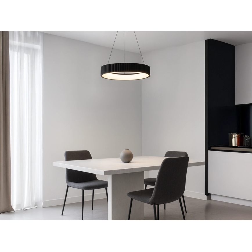 Zatemljiv LED lestenec na kablu LED/75W/230V 3000-6500K premer 49 cm + daljinski upravljalnik