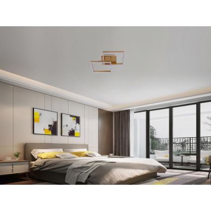 Zatemnjevalno LED stropno svetilo LED/80W/230V 3000-6500K + daljinski upravljalnik