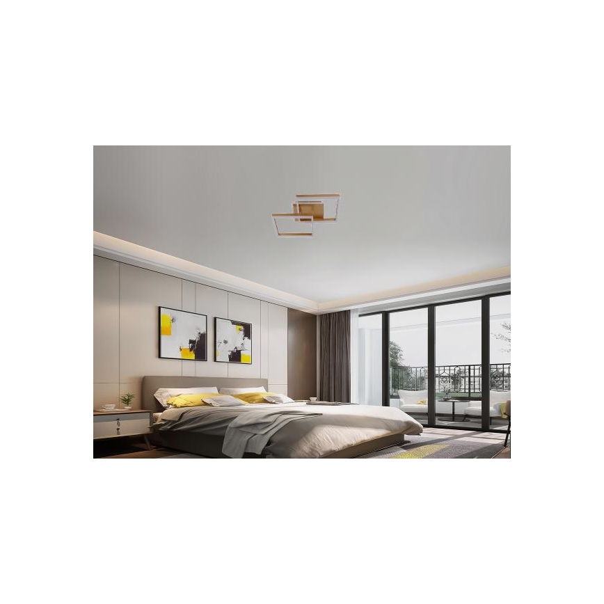 Zatemnjevalno LED stropno svetilo LED/80W/230V 3000-6500K + daljinski upravljalnik