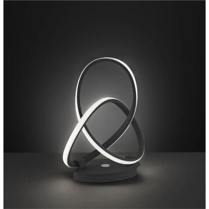 Zatemnjiva LED namizna svetilka INDIGO LED/19W/230V 3000K črna