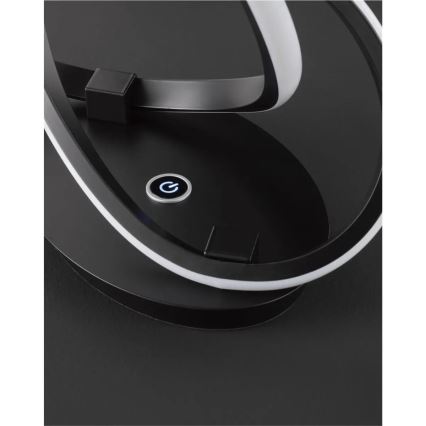 Zatemnjiva LED namizna svetilka INDIGO LED/19W/230V 3000K črna