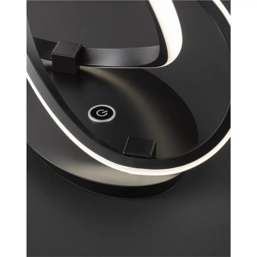 Zatemnjiva LED namizna svetilka INDIGO LED/19W/230V 3000K črna