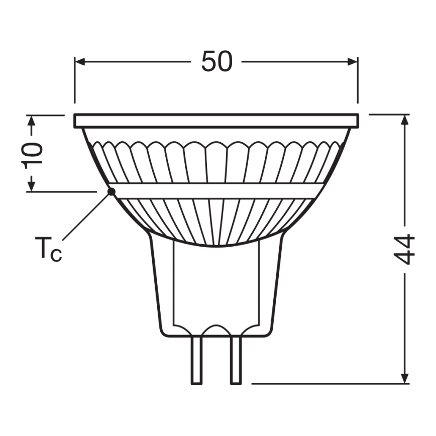 LED zatemnjiva reflektorna sijalka MR16 GU5,3/5W/12V 4000K 36° CRI 90 - Ledvance