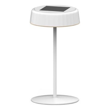 Zatemnjiva LED solarna polnilna namizna svetilka VIVIEN LED/3W/5V 2700K 1600 mAh IP54 bela