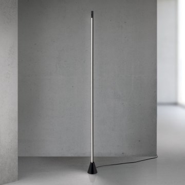 Zatemnjiva LED stoječa svetilka s senzorjem gibanja SOJIE LED/26W/230V črna