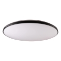 Zatemnjiva LED stropna svetilka KERN LED/100W/230V 3000/4000/6000K Ø 100 cm črna + daljinski upravljalnik