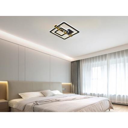 Zatemnjiva LED stropna svetilka LED/140W/230V 3000-6500K + z daljinskim upravljalnikom