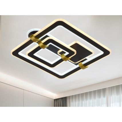 Zatemnjiva LED stropna svetilka LED/140W/230V 3000-6500K + z daljinskim upravljalnikom