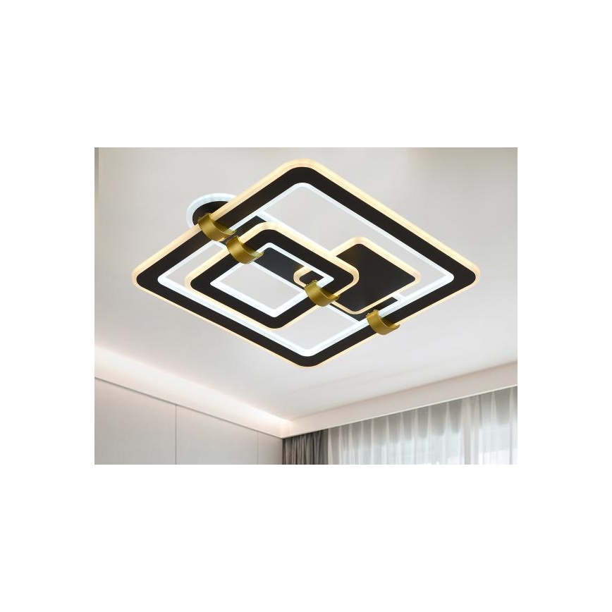 Zatemnjiva LED stropna svetilka LED/140W/230V 3000-6500K + z daljinskim upravljalnikom