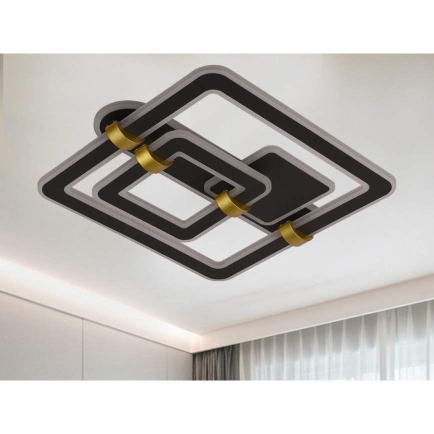 Zatemnjiva LED stropna svetilka LED/140W/230V 3000-6500K + z daljinskim upravljalnikom