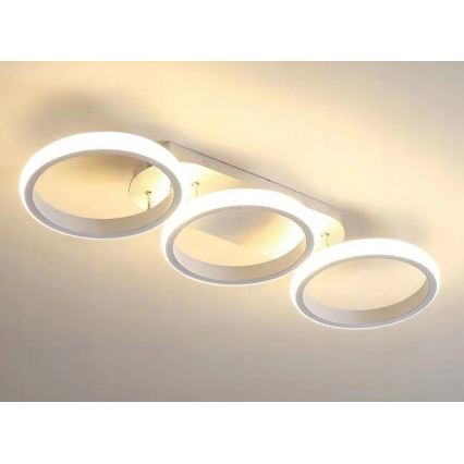 Zatemnjevalna LED stropna svetilka LED/30W/230V 3000-6500K bela Wi-Fi Tuya + daljinski upravljalnik