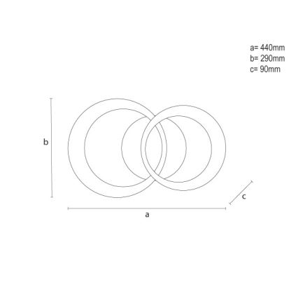 Zatemnjiva LED stropna svetilka LED/35W/230V 3000-6500K + daljinski upravljalnik