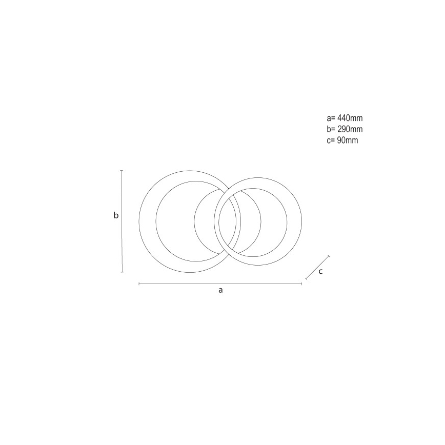 Zatemnjiva LED stropna svetilka LED/35W/230V 3000-6500K + daljinski upravljalnik