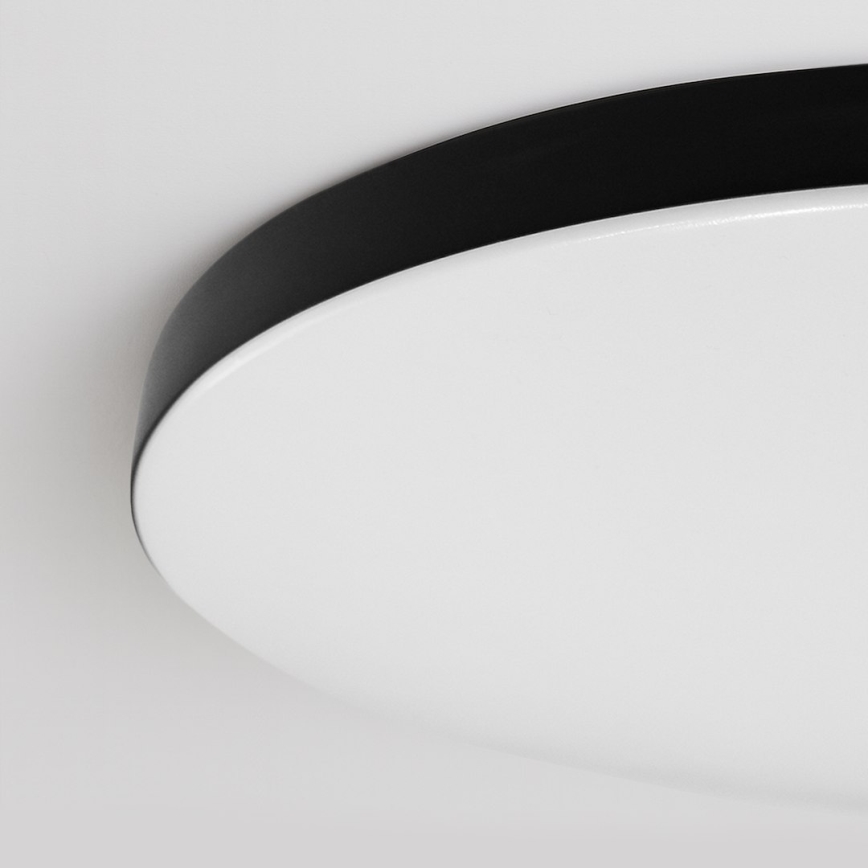 LED zatemnjevalna stropna svetilka SIENA LED/80W/230V 3000-6000K premer 75 cm črna + daljinski upravljalnik