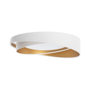 Zatemnjiva LED stropna svetilka SMART GALAXY MODERN LED/24W/230V 3000-6500K premer 55 cm bela/zlata + daljinski upravljalnik