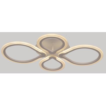 LED stropna svetilka TRIESTE LED/52W/230V + daljinski upravljalnik (z možnostjo zatemnitve)