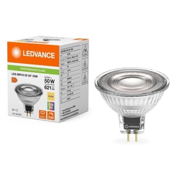 Zatemnjiva LED žarnica MR16 GU5,3/6,8W/12V 3000K 36° CRI 90 - Ledvance