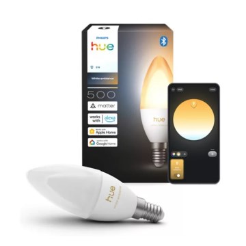 Zatemnjiva LED žarnica Philips Hue White Ambiance B39 E14/3,7W/230V 1000-20000K