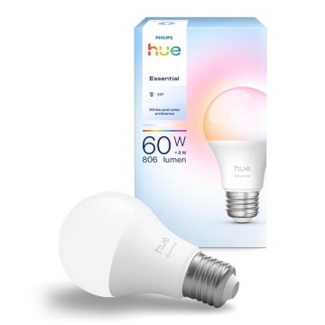Zatemnjiva LED žarnica Philips Hue White And Color Ambiance Essential E27/8W/230V 2200-6500K