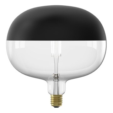Zatemnjiva LED žarnica s kupolo FILAMENT E27/6W/230V 1800K črna CRI 90