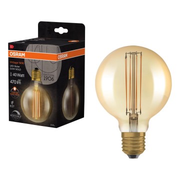 Zatemnjiva LED žarnica VINTAGE FILAMENT E27/5,8W/230V 2200K - Osram
