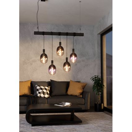 Zatemnjiva LED žarnica VINTAGE T120 E27/4W/230V 1800K zadimljena - Eglo 110227