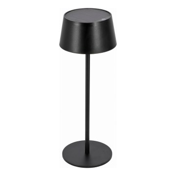 Zatemnjiva solarna LED svetilka na dotik LED/3W/5V USB 1800 mAh IP44 črna