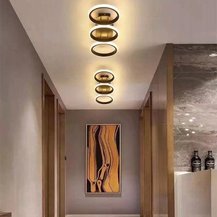 Zatemnjevalna LED stropna svetilka LED/30W/230V 3000-6500K črna Wi-Fi Tuya + daljinski upravljalnik