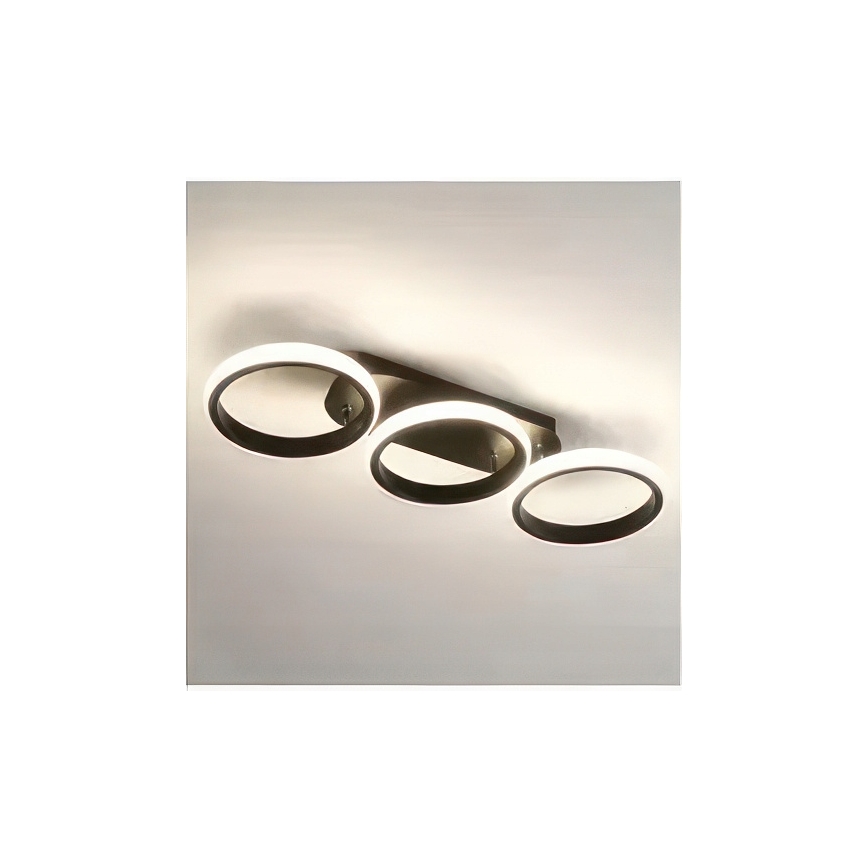 Zatemnjevalna LED stropna svetilka LED/30W/230V 3000-6500K črna Wi-Fi Tuya + daljinski upravljalnik