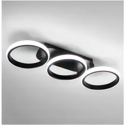 Zatemnjevalna LED stropna svetilka LED/30W/230V 3000-6500K črna Wi-Fi Tuya + daljinski upravljalnik