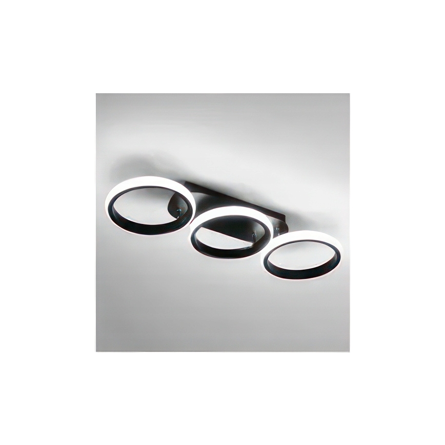 Zatemnjevalna LED stropna svetilka LED/30W/230V 3000-6500K črna Wi-Fi Tuya + daljinski upravljalnik