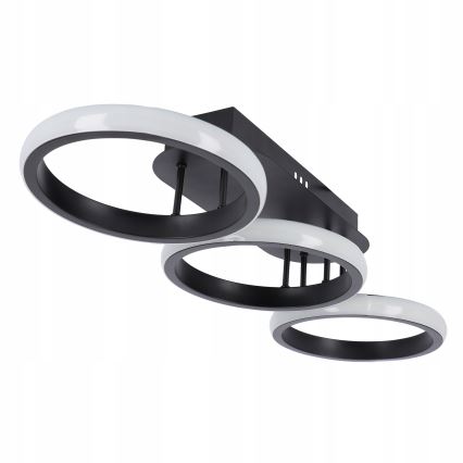 Zatemnjevalna LED stropna svetilka LED/30W/230V 3000-6500K črna Wi-Fi Tuya + daljinski upravljalnik