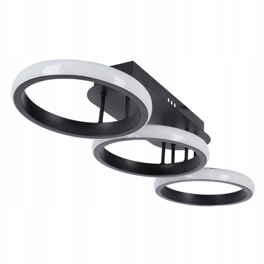 Zatemnjevalna LED stropna svetilka LED/30W/230V 3000-6500K črna Wi-Fi Tuya + daljinski upravljalnik