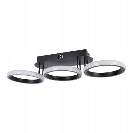 Zatemnjevalna LED stropna svetilka LED/30W/230V 3000-6500K črna Wi-Fi Tuya + daljinski upravljalnik