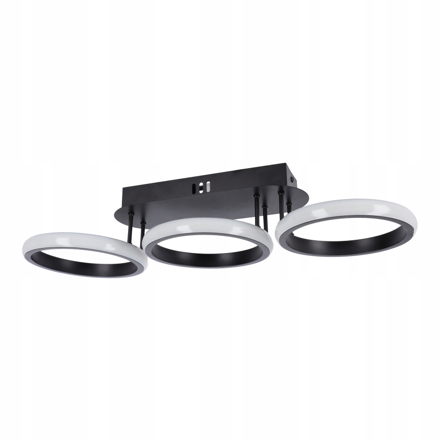 Zatemnjevalna LED stropna svetilka LED/30W/230V 3000-6500K črna Wi-Fi Tuya + daljinski upravljalnik