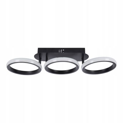 Zatemnjevalna LED stropna svetilka LED/30W/230V 3000-6500K črna Wi-Fi Tuya + daljinski upravljalnik