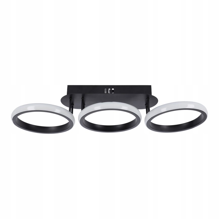 Zatemnjevalna LED stropna svetilka LED/30W/230V 3000-6500K črna Wi-Fi Tuya + daljinski upravljalnik