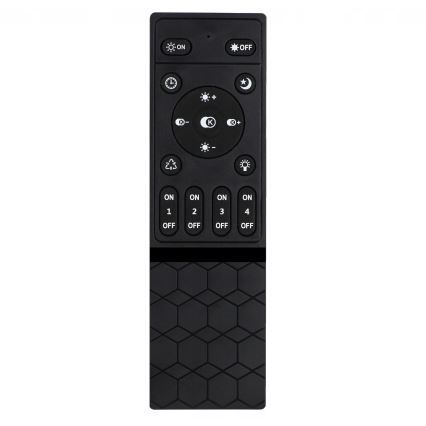 Zatemnjevalna LED stropna svetilka LED/30W/230V 3000-6500K črna Wi-Fi Tuya + daljinski upravljalnik