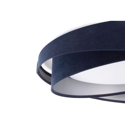 LED zatemnljivo stropno svetilo SMART GALAXY MODERN LED/24W/230V 3000-6500K premer 55 cm modro/srebrno + daljinski upravljalnik