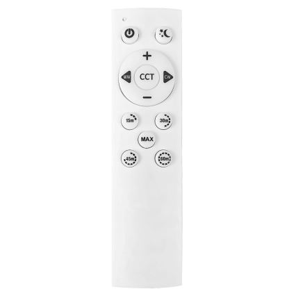LED zatemnjiva stropna svetilka SMART GALAXY MODERN LED/24W/230V 3000-6500K premer 55 cm bela + daljinski upravljalnik