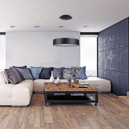 Zatemnljiv LED lestenec na jeklenem lanu LED/20W/230V