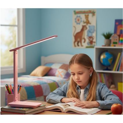 Zatemnljiva LED namizna svetilka NOBLITE N LED/7W/230V 3000/4000/6500K rožnata